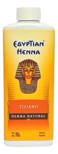 Henna Egyptian Natural En Polvo X 90gr Tiziano