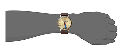 Reloj De Aleación Vintage De Oro Antiguo De Goney Goofy Para