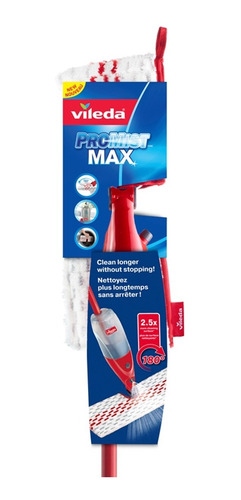 Vileda Promist Max Mopa Plana Microfibra Con Spray Trapeador