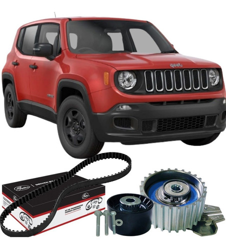 Kit De Correia Dentada Original Renegade 2.0 Diesel 2021