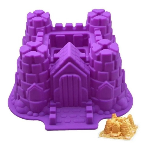 Molde De Silicona Forma Castillo Tortas Tematicas Oferton!