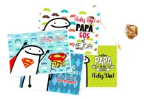 Comprar Kit Imprimible Flork Dia Del Padre Tarjetas Tags #4