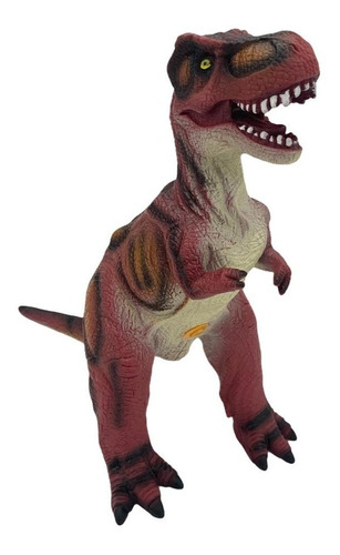 Boneco Dinossauro Brinquedo T- Rex Borracha Realista Sonoro