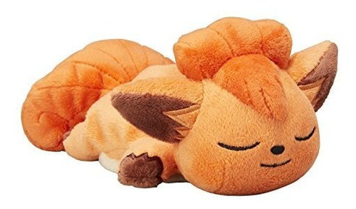 Pokemon Center Original Sleeping Kuttari Vulpix Rokon Peluch