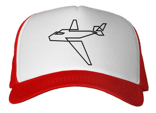 Gorra Avion Negro Vector Imagen Uno