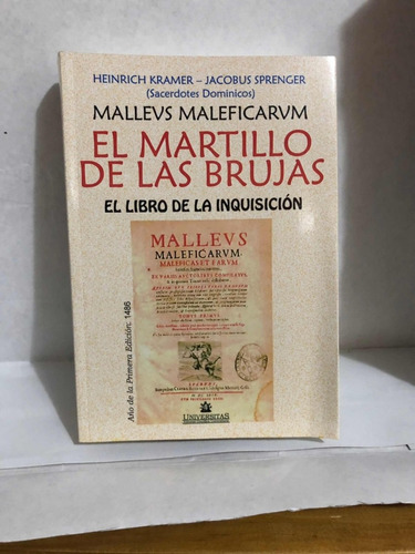 Libro Malleus Maleficarum Martillo De Las Brujas  Ilustrada