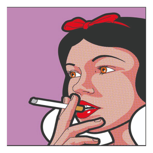 Cuadro Decorativo Blanca Nieves Smoke Disney Pop Art 