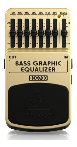 Pedal Efecto P/ Bajo Behringer Beq700 Ecualizador Gráfico Ba