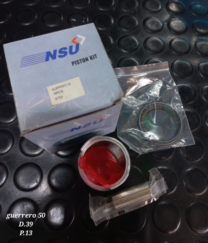 Kit Piston Guerrero 50 Std D39 - P13 Nsu