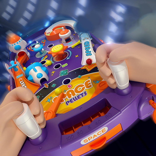 Mesa De Pinball Electrónica Para Niños, Con 52 Bolas