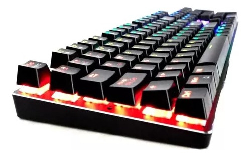 Imagen 2 de 2 de Teclado Mecanico Gamer Soul Xk800 Qwerty