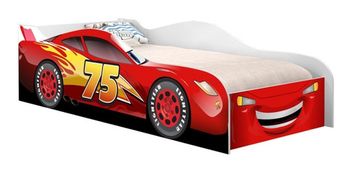 Cama Carro Solteiro Relâmpago Mcqueen 18 - Promoção