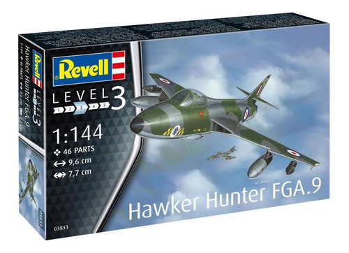 Hawker Hunter Fga.9 - Escala 1/144 Revell 03833