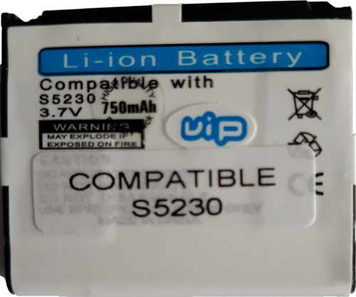 Imagen 1 de 3 de Bateria Li-ion Para Samsung Galaxy Star S5230 S5233 Y+ 