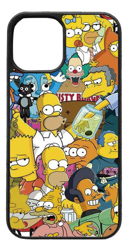 Funda Protector Case Para iPhone 12 Los Simpsons
