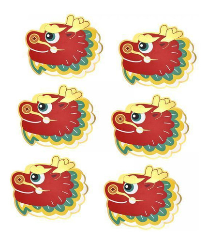 4 X 6x Sobres Rojos De Año Nuevo Hong Bao Deseos Verde