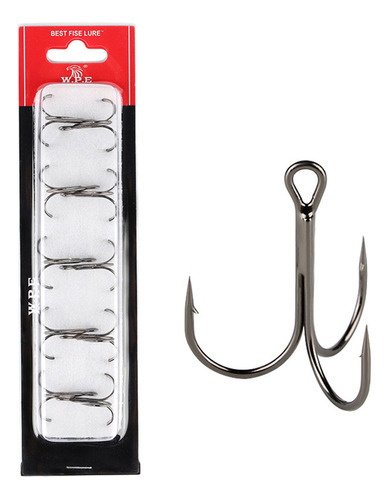 Kit De Anzuelos Triples Para Pesca, Anzuelos Con Púas De Ace