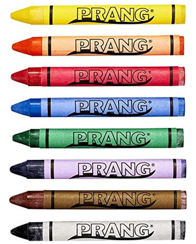 Lapices De Colores De Prang, Tamano Grande, Caja De 8 Lap