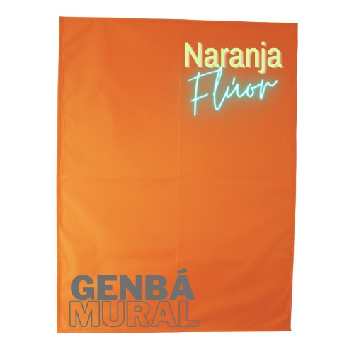 Genbá Mural, Pizarra Interactiva, Naranja Flúor