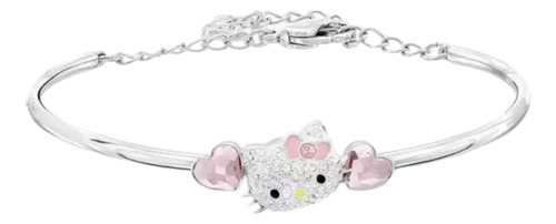 Pulsera De Hello Kitty Con Diamantes De Imitación Regalo 