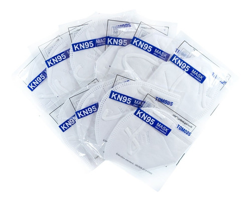 Imagen 5 de 8 de Cubrebocas Kn95 Certificados Tomods 10pz Mas Regalo
