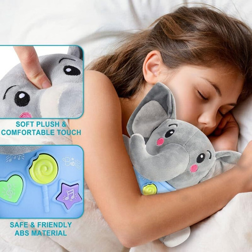 Juguete Felpa Peluche Elefante Con Interacción Música Y