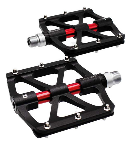 Pedal Plataforma Gta 9/16 Eixo Cromoly 3 Rolamentos Selados