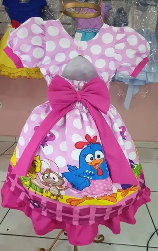 Vestido galinha pintadinha rosa mercado livre cheap