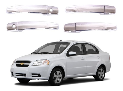 Cubre Manillas Cromadas Chevrolet Aveo Sedan 2006-2015