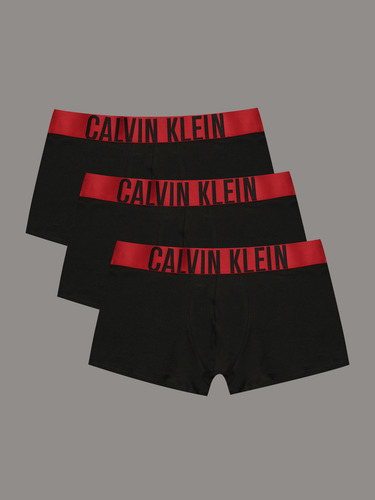 Pack 3 Bóxers Trunk Intens Power Negro Calvin Klein
