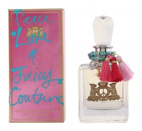 Perfume Dama Juicy Couture Peace Love 100 Ml Edp Original Us