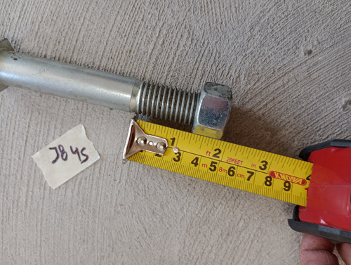 Tornillo Hexagonal 28mm X 137mm Largo X 19mm Ancho Y Tuerca (Usado)