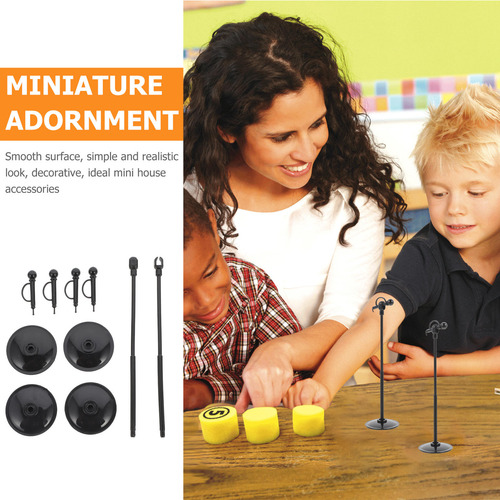 15 Minimicrófonos Modelo Microfonos De Plástico En Miniatura