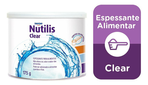 Espessante Alimentar Nutilis Clear 175g Sabor Sem Sabor