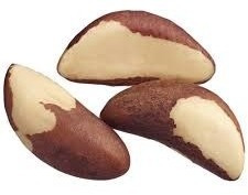 Castanha Do Pará S/casca Inteira 1kg Média Safra Nova