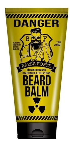 comprar Beard Balm Bálsamo Para Barba Danger 170 G - Barba Forte Fragrância Suave Refrescante