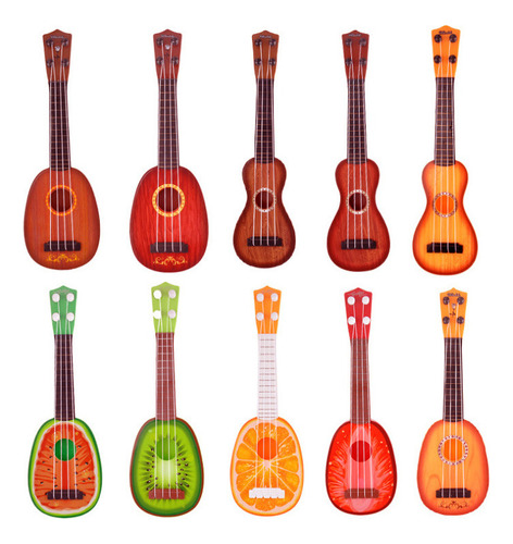 Ukulele Frutas Guitarra 4cuerdas Principiante Para Niños