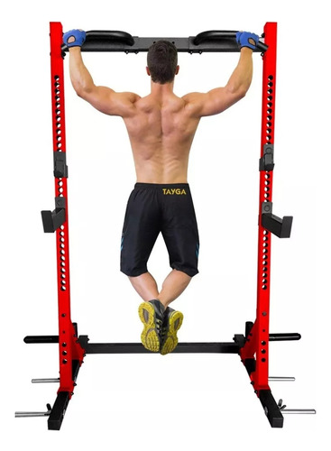 Power Rack Poder Sentadillas Dominadas Pull Ups Crossfit Gym