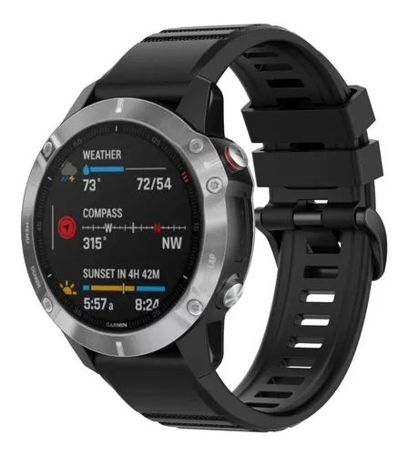 Correa Reloj Compatible Con Garmin Fenix 7/6/5 22 Mm Nylon Verde 5