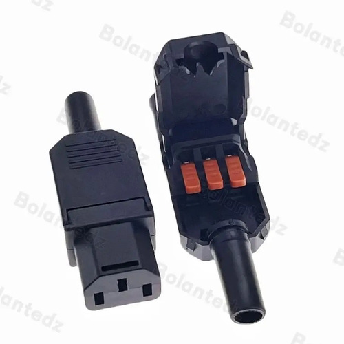 Pack 2 Conector Ups Fuente Poder Facil Armado 10a C14 C13