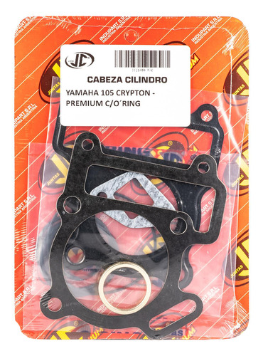 Junta Tapa Cilindro Yamaha Crypton 105 Premium Con Oring Jc