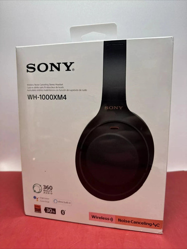 Audífonos Sony Wh-1000xm4 , Inalámbricos Color Negro Negro (Usado)