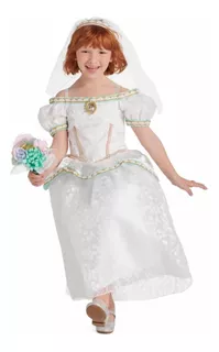 Ariel Vestido De Novia Deluxe Talla 9-10 Disney Store