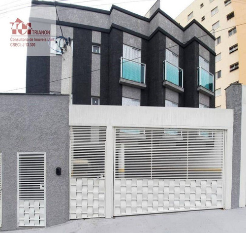 Imagem 2 de 8 de V. Guiomar - Aptº Cobertura S/ Cond - 92m² A.u. - 2 Dormitórios - 1 Vaga - Co0361
