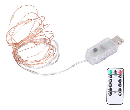 Cadena De Luces Led, 8 Modos, Luces Colgantes Starburst Con