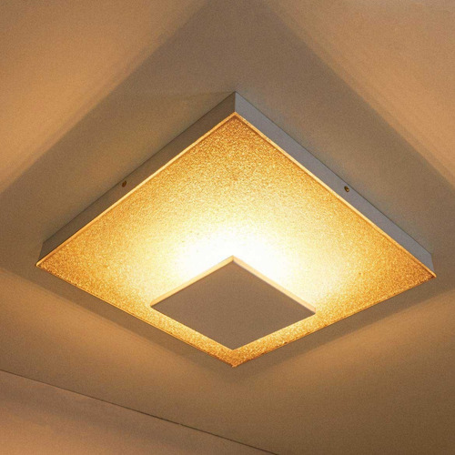 Plafon Kyara Led 22w 40cm Efeito Estrelado C Cristais St1750