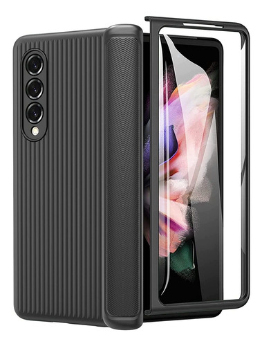 Funda Completa Para Samsung Galaxy Z Fold 3 / Negra