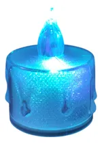 Comprar Vela Derretida Led Calida Acrilico Cotillon Luminoso X 12