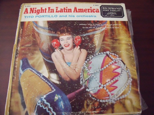 Lp Tito Portillo And His Orchestra, A Night In Latin America