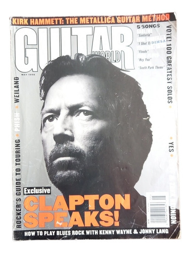 Guitar World Clapton Mayo 1998 Vol 18 No 5